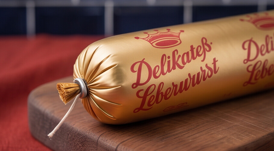 Streichwurst gold Portionswurst