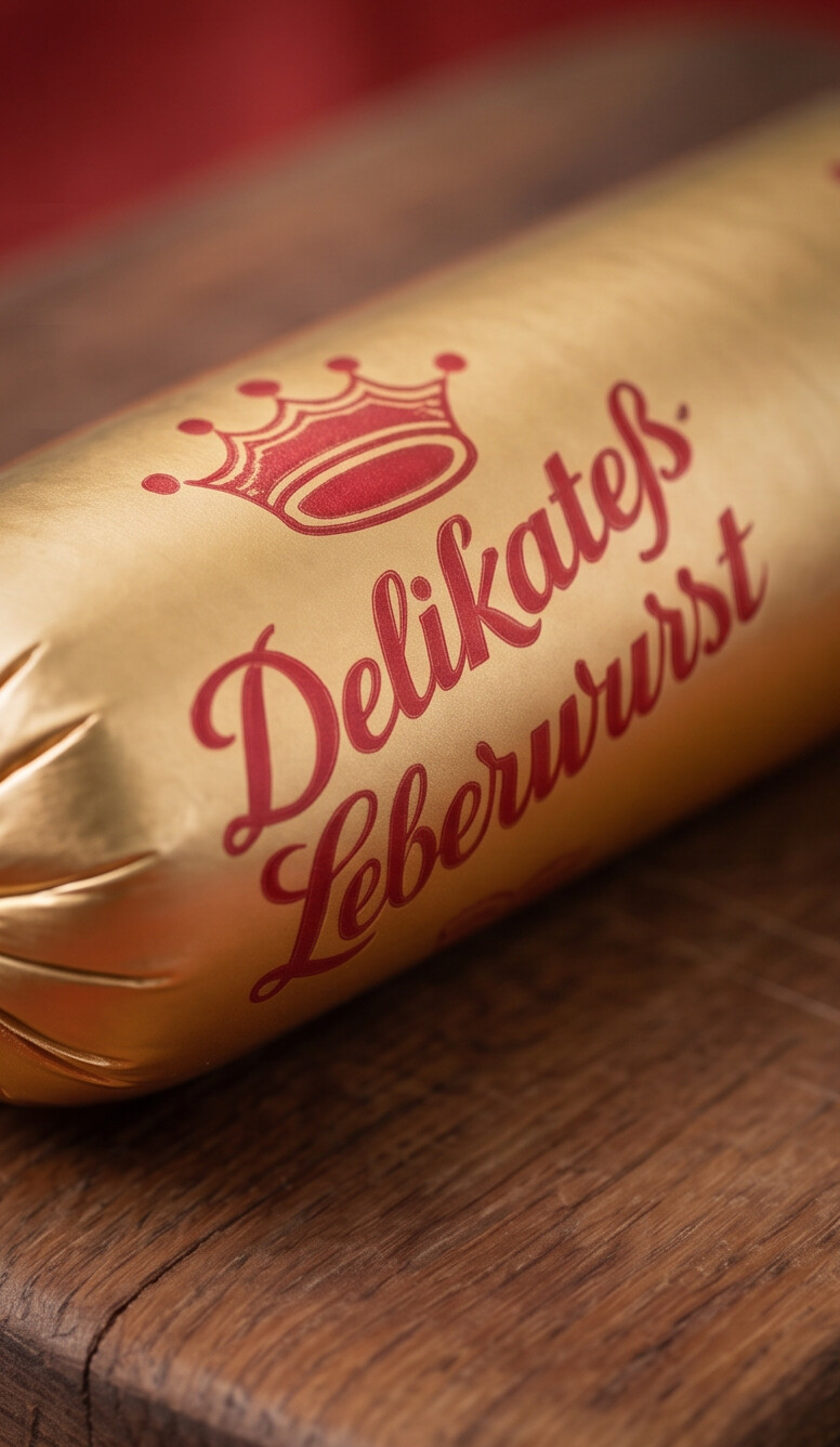 Streichwurst gold Portionswurst