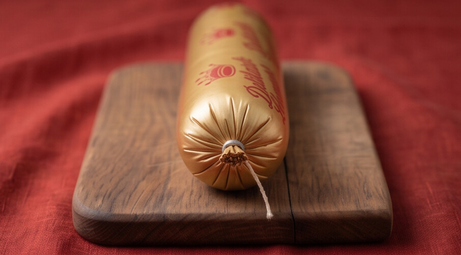 Streichwurst gold Portionswurst